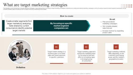 Target Marketing Techniques What Are Target Marketing Strategies Formats PDF