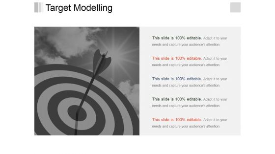 Target Modelling Template 1 Ppt PowerPoint Presentation Infographics Summary