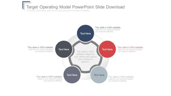 Target Operating Model Powerpoint Slide Download