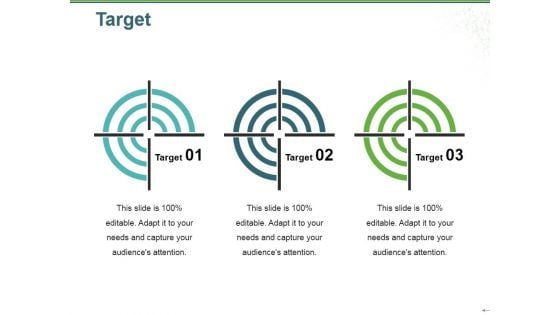 Target Ppt PowerPoint Presentation Icon Graphics