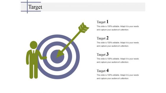 Target Ppt PowerPoint Presentation Show Graphics Template