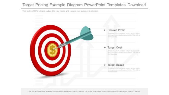 Target Pricing Example Diagram Powerpoint Templates Download