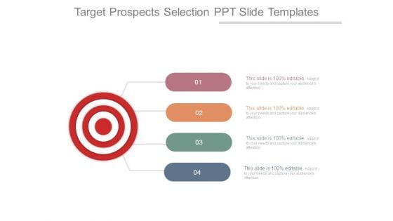 Target Prospects Selection Ppt Slide Templates