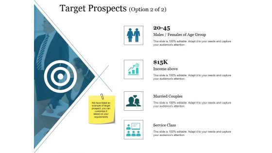 Target Prospects Template 2 Ppt PowerPoint Presentation Visual Aids Deck