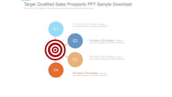 Target Qualified Sales Prospects Ppt Sample Download