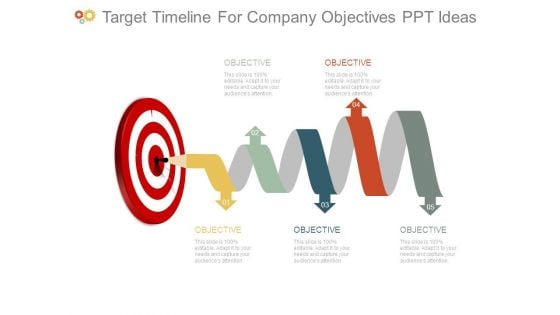 Target Timeline For Company Objectives Ppt Ideas