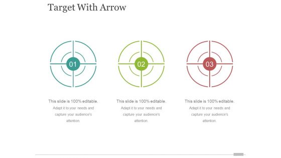 target with arrow ppt powerpoint presentation gallery information