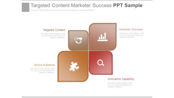 Targeted Content Marketer Success Ppt Sample