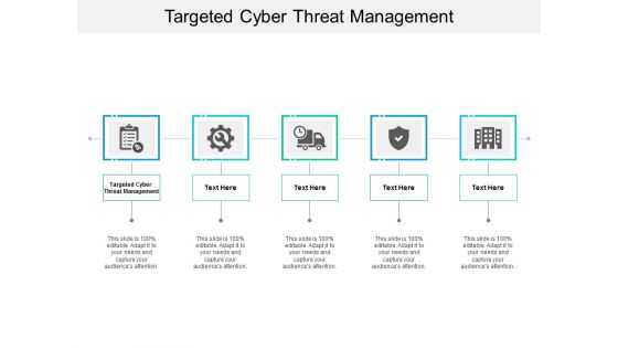 Targeted Cyber Threat Management Ppt PowerPoint Presentation File Example Topics Cpb