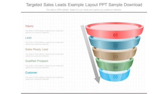Targeted Sales Leads Example Layout Ppt Sample Download
