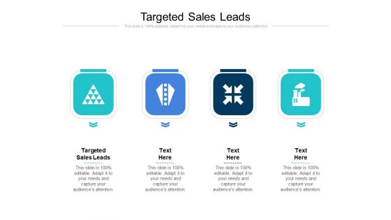 Targeted Sales Leads Ppt PowerPoint Presentation Portfolio Templates Cpb
