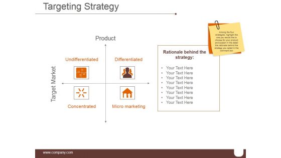 Targeting Strategy Ppt PowerPoint Presentation Deck