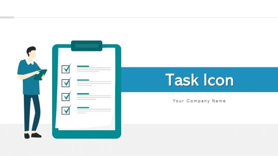 Task Icon Trade Analysis Ppt PowerPoint Presentation Complete Deck With Slides
