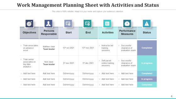 Task Management Analysis Measurement Ppt PowerPoint Presentation Complete Deck With Slides Slide06