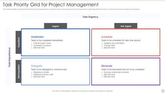Task Priority Grid For Project Management Introduction PDF Task Priority Grid For Project Management Introduction PDF