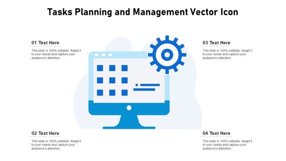 Tasks Planning And Management Vector Icon Ppt Model PDF