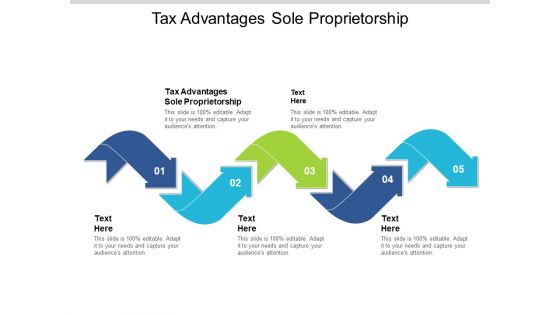 Tax Advantages Sole Proprietorship Ppt PowerPoint Presentation Outline Structure Cpb