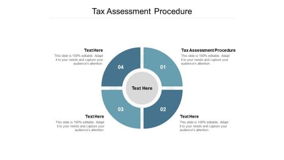 Tax Assessment Procedure Ppt PowerPoint Presentation Infographics Visuals