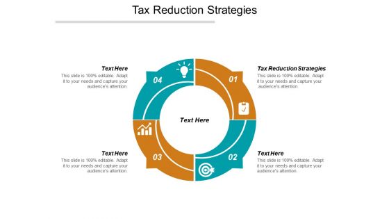 Tax Reduction Strategies Ppt PowerPoint Presentation Professional Format Cpb