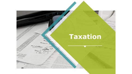 Taxation Ppt PowerPoint Presentation Infographics Graphics Example