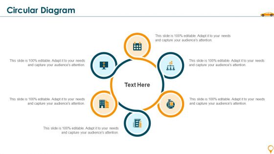 Taxi Aggregator Venture Capitalist Fundraising Circular Diagram Background PDF