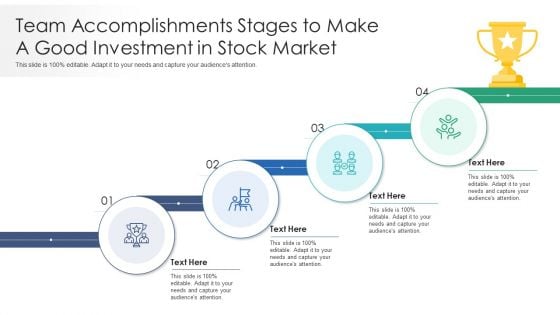 Team Accomplishments Stages To Make A Good Investment In Stock Market Ppt PowerPoint Presentation Gallery Graphics Download PDF