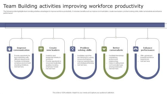 Team Building Activities Improving Workforce Productivity Sample PDF