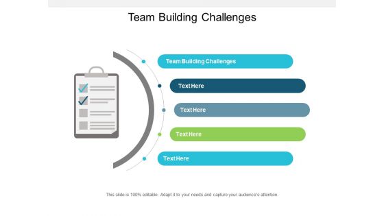 Team Building Challenges Ppt PowerPoint Presentation Summary Visual Aids