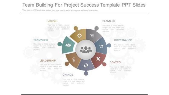 Team Building For Project Success Template Ppt Slides