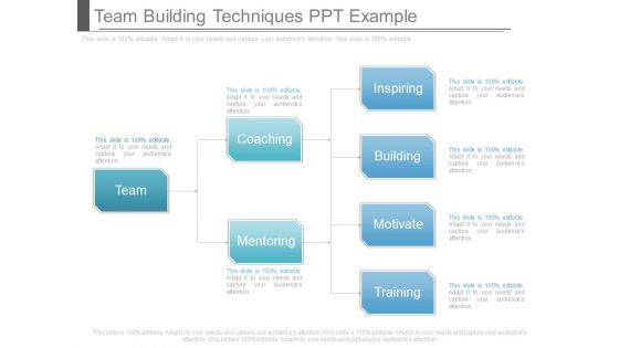 Team Building Techniques Ppt Example
