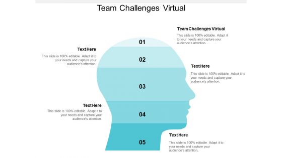 Team Challenges Virtual Ppt PowerPoint Presentation File Elements Cpb