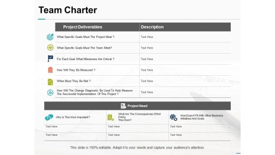 Team Charter Ppt PowerPoint Presentation Gallery Ideas