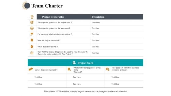 Team Charter Ppt PowerPoint Presentation Infographic Template Samples