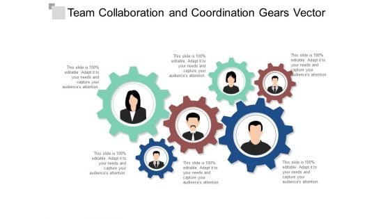 team collaboration and coordination gears vector ppt powerpoint presentation infographic template introduction