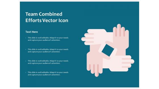 Team Combined Efforts Vector Icon Ppt PowerPoint Presentation Gallery Graphics Download PDF