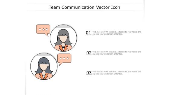 Team Communication Vector Icon Ppt PowerPoint Presentation Model Introduction