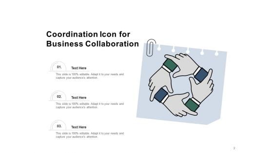 Team Cooperativeness Icon Business Collaboration Ppt PowerPoint Presentation Complete Deck