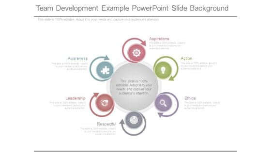 Team Development Example Powerpoint Slide Background