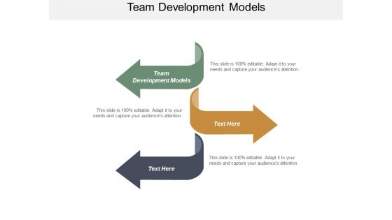 Team Development Models Ppt PowerPoint Presentation Styles Portrait Cpb