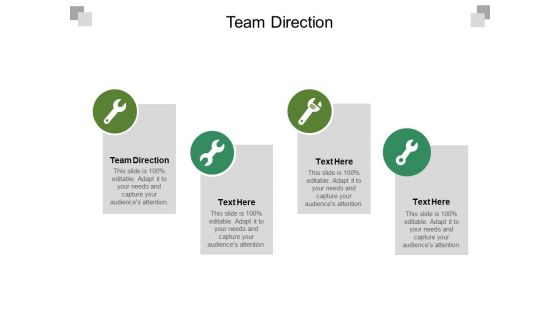 Team Direction Ppt PowerPoint Presentation Model Backgrounds Cpb Pdf