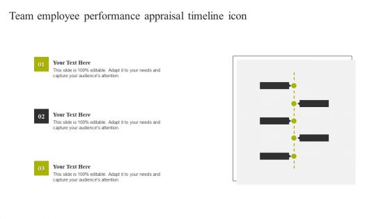 Team Employee Performance Appraisal Timeline Icon Sample PDF