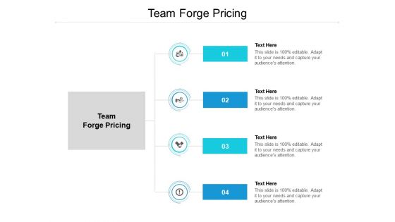 Team Forge Pricing Ppt PowerPoint Presentation Slides Show Cpb