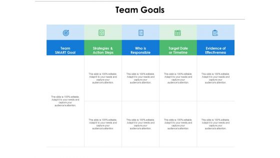 Team Goals Ppt PowerPoint Presentation Infographics Mockup Team Goals Ppt PowerPoint Presentation Infographics Mockup