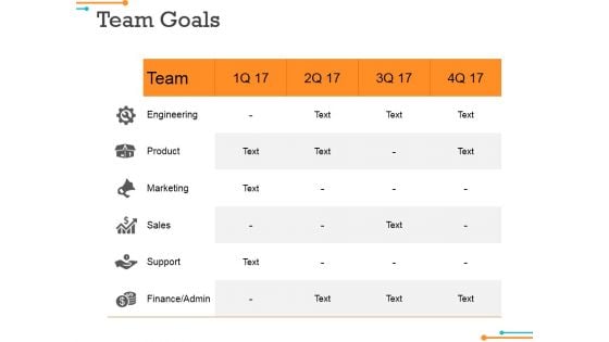 Team Goals Template 1 Ppt PowerPoint Presentation Styles Graphics Download