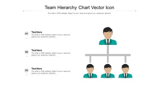 Team Hierarchy Chart Vector Icon Ppt PowerPoint Presentation Infographic Template Visuals PDF