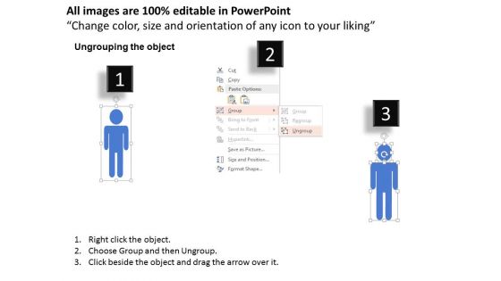Team In Circle With Leader Outside Powerpoint Templates