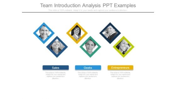 Team Introduction Analysis Ppt Examples