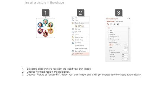 Team Introduction Circular Design Powerpoint Slides