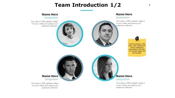 Team Introduction Communication Ppt PowerPoint Presentation Pictures Information