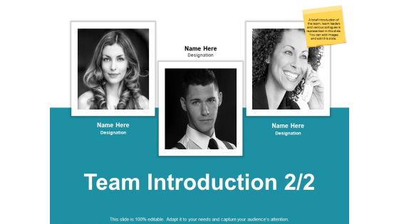 Team Introduction Strategy Ppt PowerPoint Presentation Outline Layout